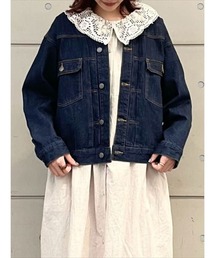 Samansa Mos2 | スタンドネックGジャン(デニムジャケット)