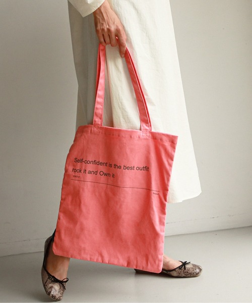 feepur（フェピュール）の「ポケッタブルロゴトートバッグ（トートバッグ・レディース・ホワイト/ピンク/アイボリー・FREE）」の20枚目の写真