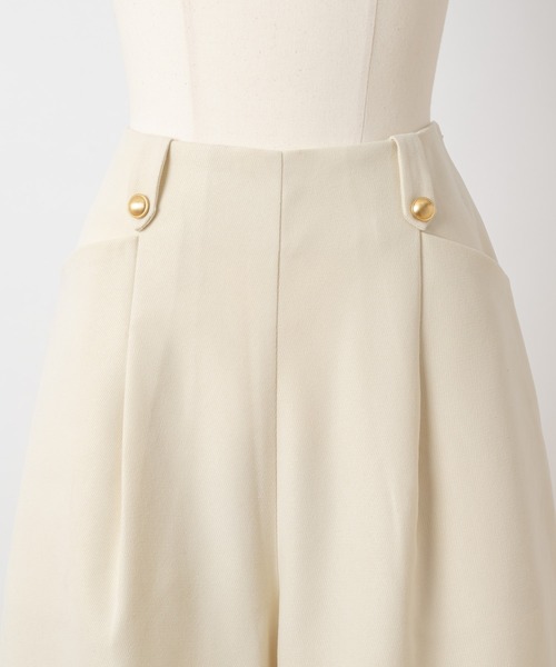 Rewde（ルゥデ）の「起毛ストレッチセミフレアタックパンツ（1R12-10078）（その他パンツ・レディース・ホワイト/チャコールグレー/ベージュ・S/M/L）」の9枚目の写真