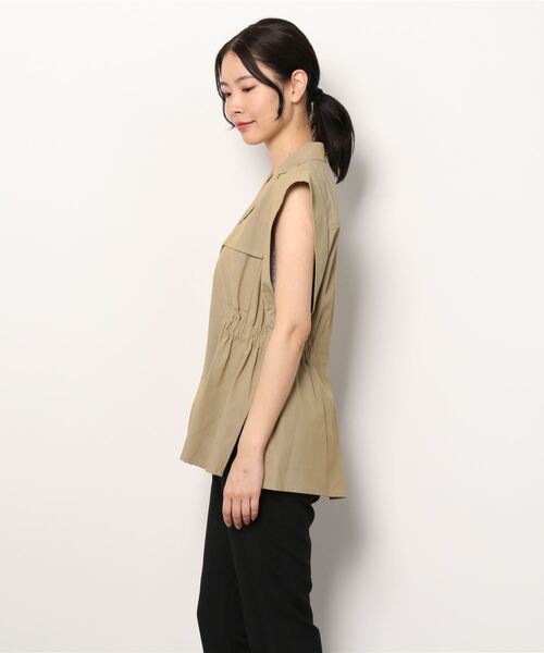 RITO(リト)の「RITO(リト)WORK SHIRT JACKET/0771RTS015B(シャツ/ブラウス・レディース・ベージュ・36)」の3枚目の写真