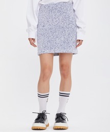 【ROMANTIC CROWN】WOMENS BLENDING KNIT SKIRT / ロマンティッククラウン ウィメンズ ブレンディング ニット スカート