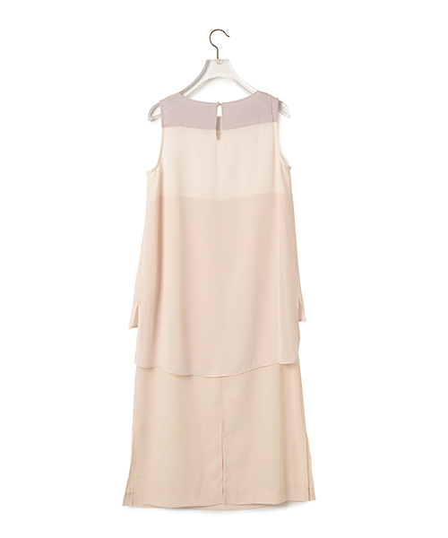 CAROLINA GLASER（カロリナ グレイサー）の「◎CAROLINA GLASER / シフォン マキシワンピース（ワンピース・レディース・クリーム/ネイビー・ONE SIZE）」の13枚目の写真