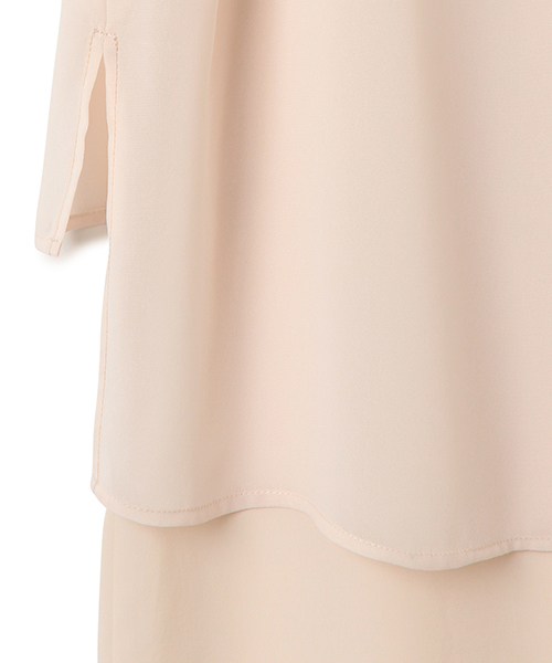 CAROLINA GLASER（カロリナ グレイサー）の「◎CAROLINA GLASER / シフォン マキシワンピース（ワンピース・レディース・クリーム/ネイビー・ONE SIZE）」の16枚目の写真