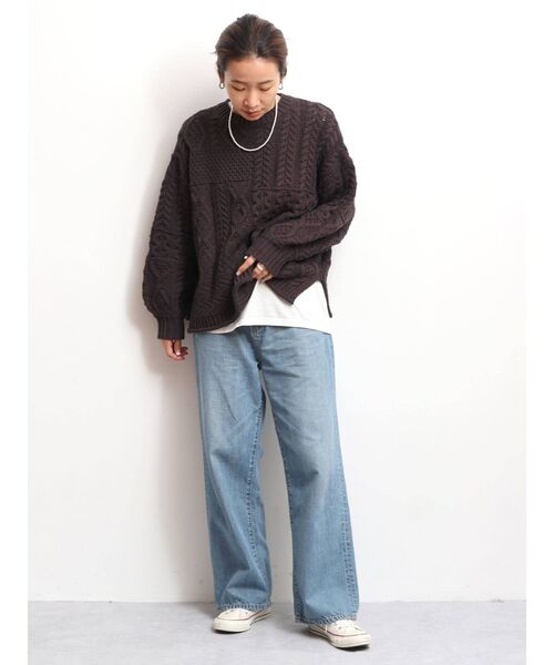 B00491 アングリッドUngrig クロシェパッチワークニット B00491 アングリッドUngrig クロシェパッチワークニット