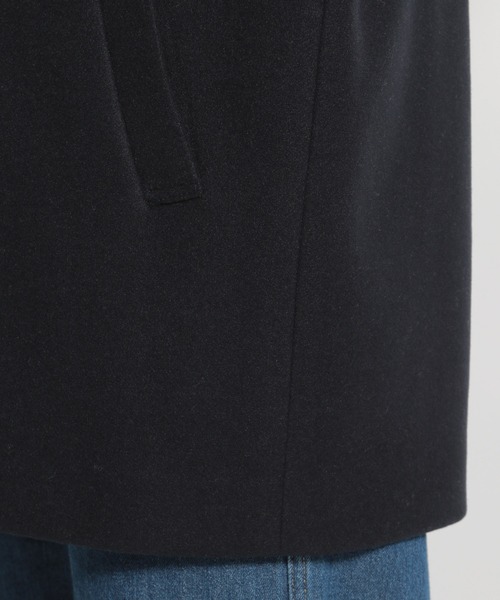 niko and...（ニコアンド）の「ウーリーテックショートコート（テーラードジャケット・レディース・ネイビー/ブラウン/ライトグリーン/モカ・MEDIUM/LARGE）」の9枚目の写真