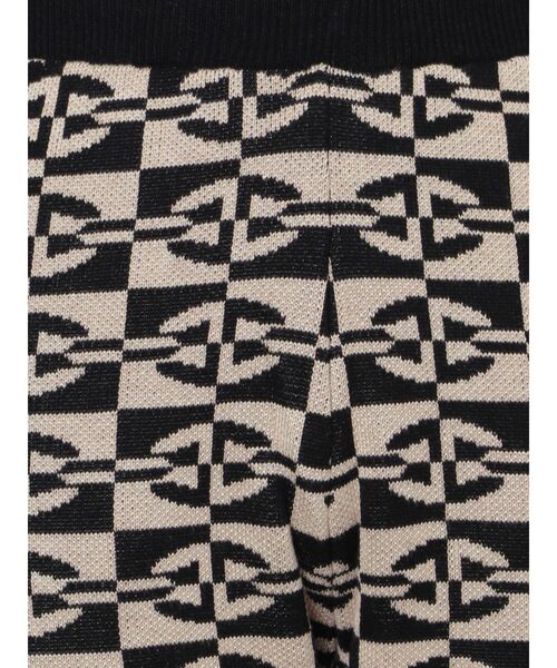 RESEXXY（リゼクシー）の「ジャガードセミフレアニットパンツ（その他パンツ・レディース・ブラック/ブラウン/ブルー・FREE）」の9枚目の写真