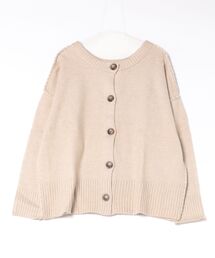 もちもちニットハンドステッチ入り2WAYカーディガン