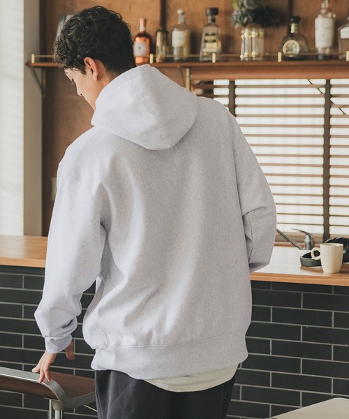 coca(coca)(コカ)の「\新色登場/ユニセックス裏起毛フーディー(パーカー・レディース・ブラック/グレー/アイボリー/ブルー/チャコール/ライトグレー/ネイビー・M/L/XL)」の17枚目の写真