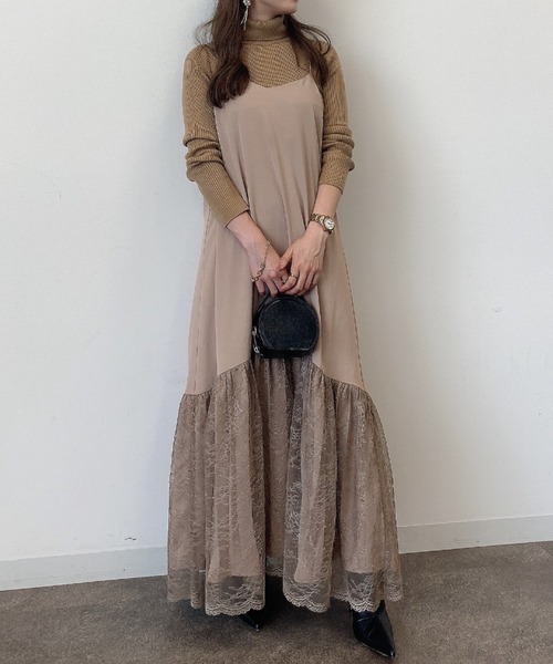 eimyキャミワンピース/本日中の購入で明日発送可 エイミーイストワール EIMY ISTOIRE Milly flower リボンキャミ