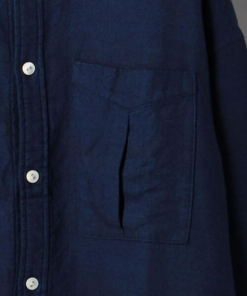 NATIC（ナティック）の「＜NATIC (ナティック）＞ INDIGO B/SHT/シャツ（シャツ/ブラウス・メンズ・ネイビー・M/L）」の6枚目の写真