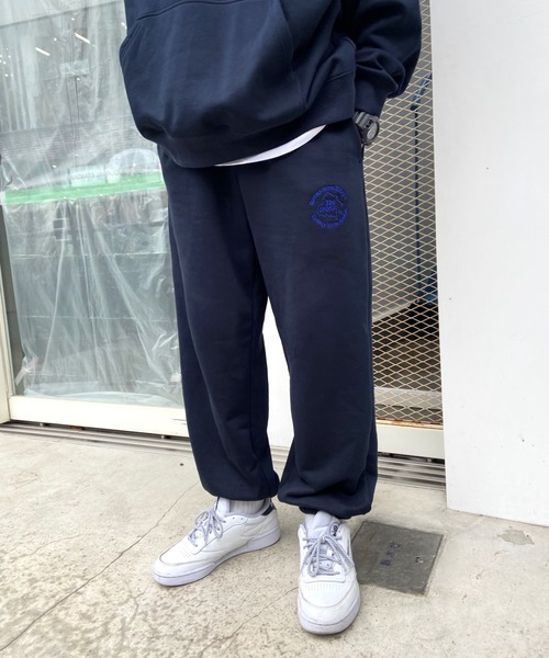 WHO'S WHO gallery（フーズフーギャラリー）の「【KOOKY'N/クーキー】BRONX裏起毛スウェットパンツ（スウェットパンツ・メンズ・アッシュグレー/グリーン/ブラウン/グレー/ネイビー/ブラック・FREE）」の6枚目の写真