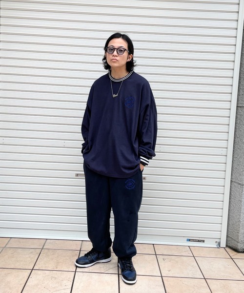 WHO'S WHO gallery（フーズフーギャラリー）の「【KOOKY'N/クーキー】BRONX裏起毛スウェットパンツ（スウェットパンツ・メンズ・アッシュグレー/グリーン/ブラウン/グレー/ネイビー/ブラック・FREE）」の18枚目の写真