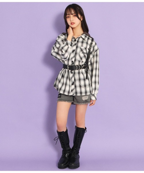 ANAP GiRL(アナップガール)の「2WAYハーネスベルト(ベルト・キッズ・ブラック・FREE)」の4枚目の写真