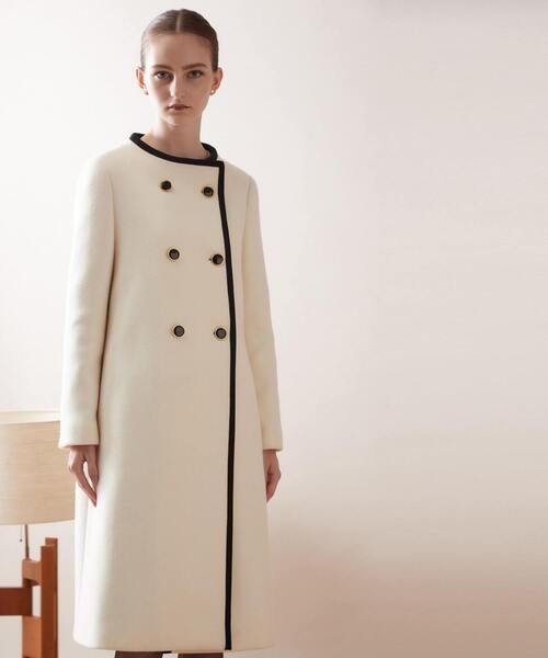 Tiara　バイカラーコート サイズ2 バイカラーコート｜TIARA（ティアラ）｜商品詳細｜メルローズ