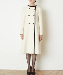Tiara　バイカラーコート サイズ2 バイカラーコート｜TIARA（ティアラ）｜商品詳細｜メルローズ公式通販