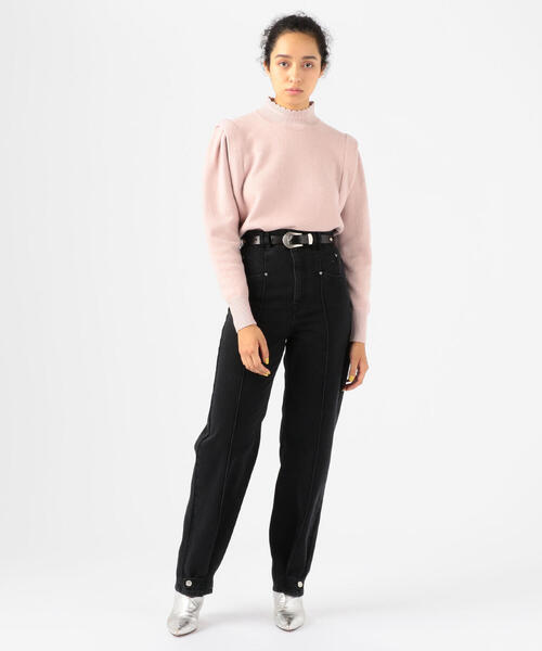 ISABEL MARANT（イザベルマラン）の「ISABEL MARANT DARLEZI デニムパンツ（デニムパンツ・レディース・ブラック・36/34）」の2枚目の写真