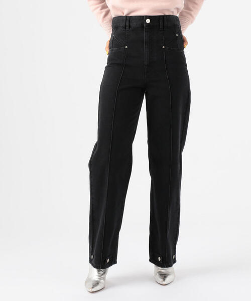 ISABEL MARANT（イザベルマラン）の「ISABEL MARANT DARLEZI デニムパンツ（デニムパンツ・レディース・ブラック・36/34）」の3枚目の写真