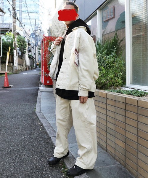 ８(eight)（エイト）の「太ピッチコーデュロイワイドパンツ（チノパンツ・メンズ・アイボリー/ブラック/ダークグリーン/ダークブラウン/ダークブルー・MEDIUM/SMALL/LARGE）」の11枚目の写真