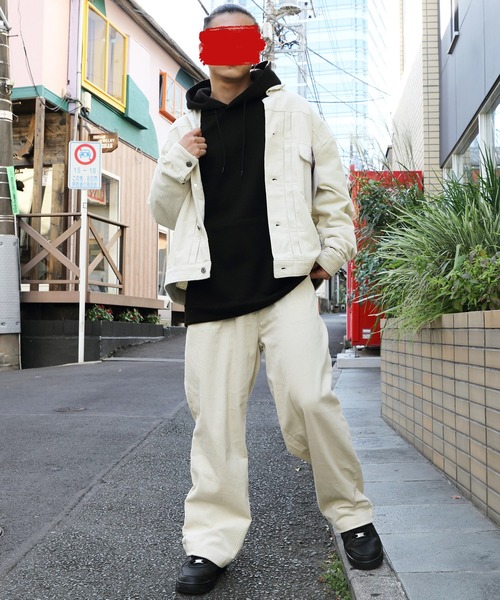 ８(eight)（エイト）の「太ピッチコーデュロイワイドパンツ（チノパンツ・メンズ・アイボリー/ブラック/ダークグリーン/ダークブラウン/ダークブルー・MEDIUM/SMALL/LARGE）」の12枚目の写真