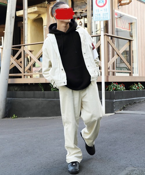 ８(eight)（エイト）の「太ピッチコーデュロイワイドパンツ（チノパンツ・メンズ・アイボリー/ブラック/ダークグリーン/ダークブラウン/ダークブルー・MEDIUM/SMALL/LARGE）」の16枚目の写真