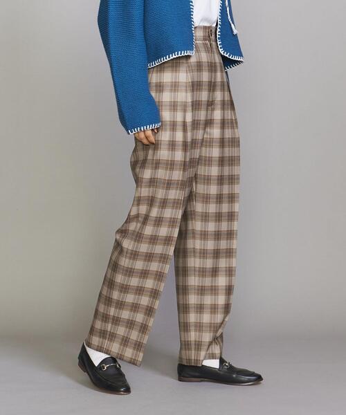 BEAUTY&YOUTH UNITED ARROWS（ビューティーアンドユースユナイテッドアローズ）の「BY ツイルハイウエストタック パンツ（その他パンツ・レディース・ベージュ/グレー/オリーブ・S/M）」の20枚目の写真