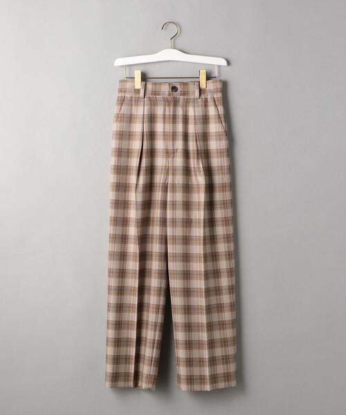 BEAUTY&YOUTH UNITED ARROWS（ビューティーアンドユースユナイテッドアローズ）の「BY ツイルハイウエストタック パンツ（その他パンツ・レディース・ベージュ/グレー/オリーブ・S/M）」の6枚目の写真