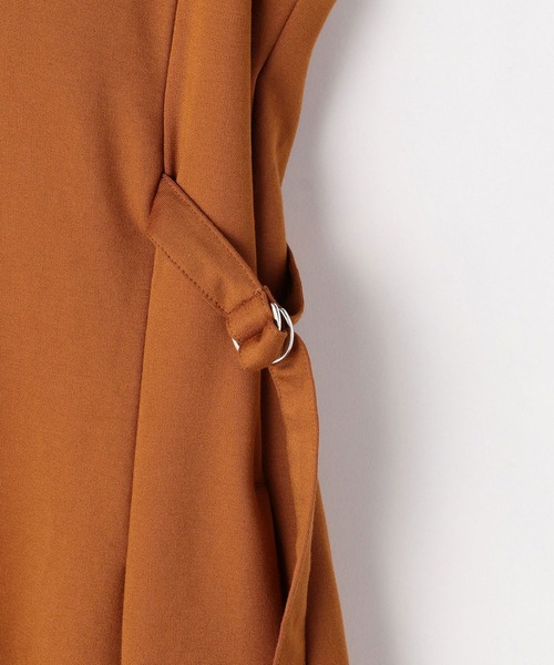 NICOLE white（ニコルホワイト）の「カットジャンスカ（ジャンパースカート・レディース・ブラック/キャメル/グリーン・FREE）」の11枚目の写真