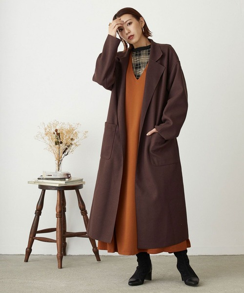 NICOLE white（ニコルホワイト）の「カットジャンスカ（ジャンパースカート・レディース・ブラック/キャメル/グリーン・FREE）」の21枚目の写真