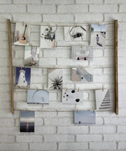 Umbra（アンブラ）の「umbra/ハンギット ラスティック 76×66cm ナチュラル（フォトフレーム・レディース・ベージュ・ONE SIZE）」の5枚目の写真