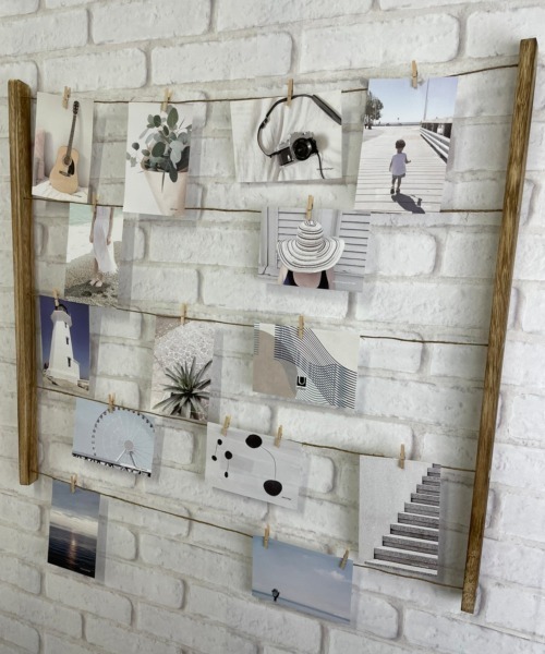 Umbra（アンブラ）の「umbra/ハンギット ラスティック 76×66cm ナチュラル（フォトフレーム・レディース・ベージュ・ONE SIZE）」の4枚目の写真