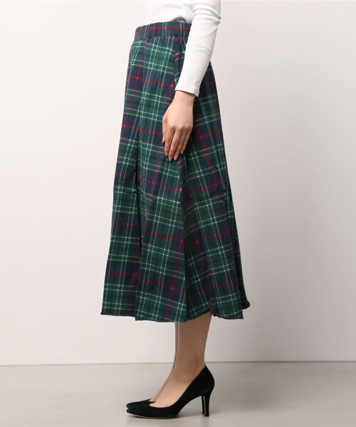 MAX&Co.（マックス アンド コー）の「MAX＆Co. [コニコ] タータン フリース スカート（スカート・レディース・グリーン/ボルドー・SMALL/MEDIUM/LARGE/X-SMALL）」の12枚目の写真