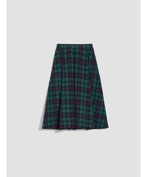 MAX&Co.（マックス アンド コー）の「MAX＆Co. [コニコ] タータン フリース スカート（スカート・レディース・グリーン/ボルドー・SMALL/MEDIUM/LARGE/X-SMALL）」の9枚目の写真