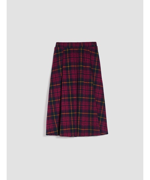 MAX&Co.（マックス アンド コー）の「MAX＆Co. [コニコ] タータン フリース スカート（スカート・レディース・グリーン/ボルドー・SMALL/MEDIUM/LARGE/X-SMALL）」の6枚目の写真