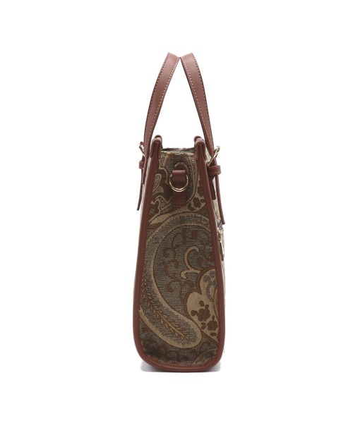 GUSCIO(グッシオ)の「【グッシオベーシック】ジャガードミニトートバッグ アラベスク ゼブラ ダマスク(トートバッグ・レディース・ブラック/グレー/キャメル/ネイビー・FREE)」の10枚目の写真