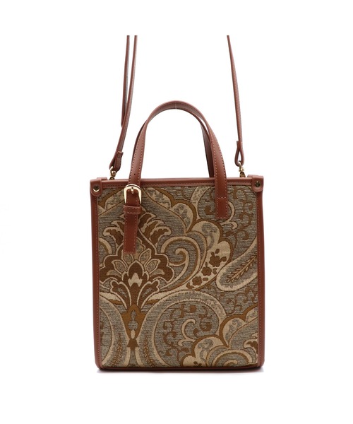 GUSCIO(グッシオ)の「【グッシオベーシック】ジャガードミニトートバッグ アラベスク ゼブラ ダマスク(トートバッグ・レディース・ブラック/グレー/キャメル/ネイビー・FREE)」の13枚目の写真
