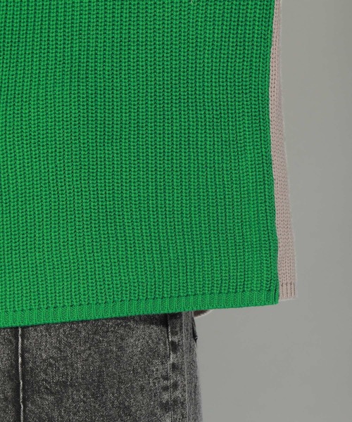 PBLIM（ページボーイリム）の「【PAGEBOYLIM】マルチパターンニット（ニット/セーター・レディース・グリーン系その他/パープル系その他・FREE）」の10枚目の写真