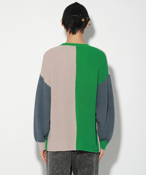 PBLIM（ページボーイリム）の「【PAGEBOYLIM】マルチパターンニット（ニット/セーター・レディース・グリーン系その他/パープル系その他・FREE）」の14枚目の写真