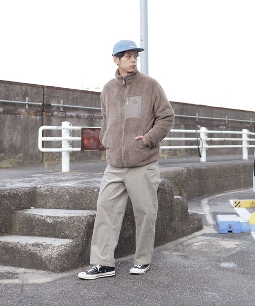 GERRY(ジェリー)の「GERRY / ジェリー 別注 オーバーサイズ ボア フリース ブルゾン(ブルゾン・メンズ・ブラック/ブラウン/グレイッシュベージュ・MEDIUM/LARGE)」の19枚目の写真