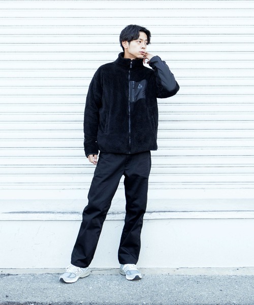 GERRY(ジェリー)の「GERRY / ジェリー 別注 オーバーサイズ ボア フリース ブルゾン(ブルゾン・メンズ・ブラック/ブラウン/グレイッシュベージュ・MEDIUM/LARGE)」の18枚目の写真