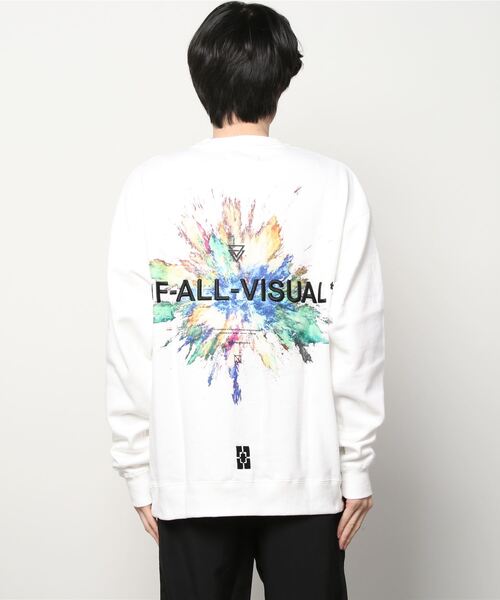 A4A（エーフォーエー）の「A4A (エーフォーエー) SPLASH SWEAT/スプラッシュクルースウェット（スウェット・メンズ・ブラック/ホワイト・FREE）」の3枚目の写真