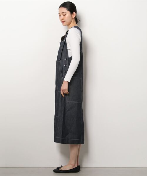nicholson and nicholson(ニコルソンアンドニコルソン)の「nicholson&nicholson/ニコルソンアンドニコルソン ミューズ MUSE(ワンピース・レディース・インディゴブルー・38)」の2枚目の写真