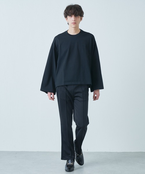 Lui's（ルイス）の「ウルティマワイドスリーブカットソー（Tシャツ/カットソー・メンズ・ホワイト/ブラック/グリーン/ブラック×ホワイト・FREE）」の7枚目の写真