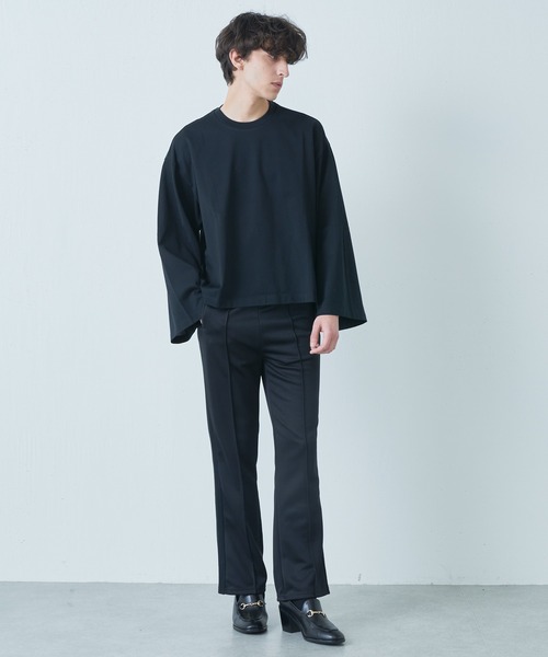 Lui's（ルイス）の「ウルティマワイドスリーブカットソー（Tシャツ/カットソー・メンズ・ホワイト/ブラック/グリーン/ブラック×ホワイト・FREE）」の11枚目の写真