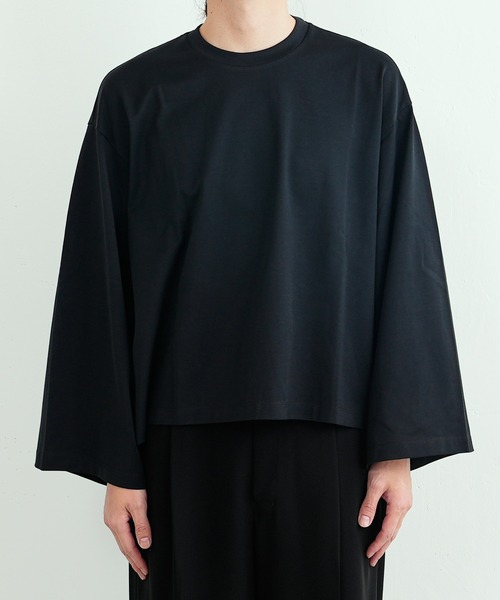 Lui's（ルイス）の「ウルティマワイドスリーブカットソー（Tシャツ/カットソー・メンズ・ホワイト/ブラック/グリーン/ブラック×ホワイト・FREE）」の13枚目の写真