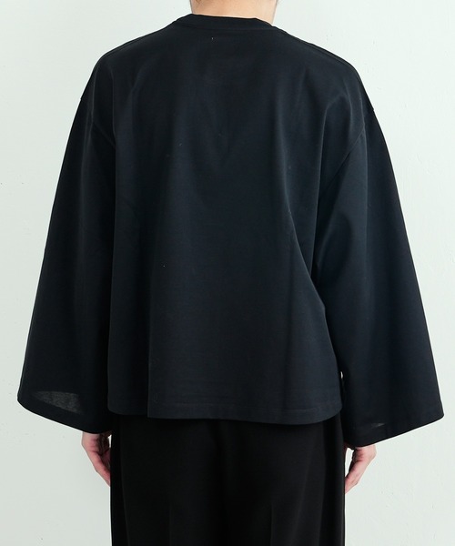 Lui's（ルイス）の「ウルティマワイドスリーブカットソー（Tシャツ/カットソー・メンズ・ホワイト/ブラック/グリーン/ブラック×ホワイト・FREE）」の15枚目の写真