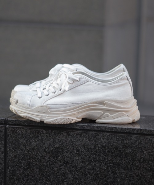 shiki tokyo（シキトウキョウ）の「Highsole Volume Sneakers / ハイソールボリュームスニーカー（スニーカー・メンズ・ホワイト/ブラック・SMALL/MEDIUM/LARGE）」の20枚目の写真