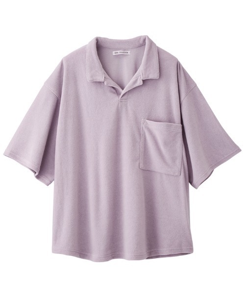ジェンダーレスパイルパジャマセットアップ Cotton入りでお肌に