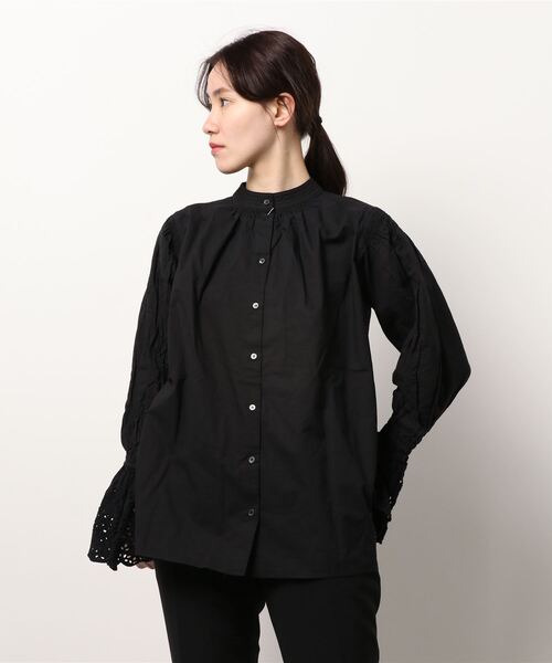 N.（N. Natural Beauty Basic）（エヌエヌナチュラルビューティーベーシック）の「≪前後2Wayレースカフスブラウス≫（シャツ/ブラウス・レディース・ホワイト/ブラック・MEDIUM）」の15枚目の写真