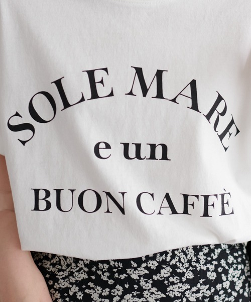 DISCOAT（ディスコート）の「【ZOZO限定】SOLE MARETシャツ（Tシャツ/カットソー・レディース・オフホワイト/グレー/チャコールグレー・FREE）」の22枚目の写真