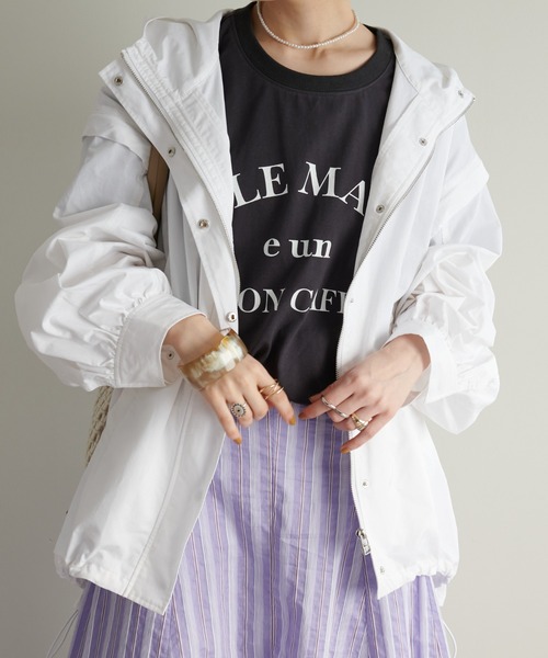 DISCOAT（ディスコート）の「【ZOZO限定】SOLE MARETシャツ（Tシャツ/カットソー・レディース・オフホワイト/グレー/チャコールグレー・FREE）」の20枚目の写真